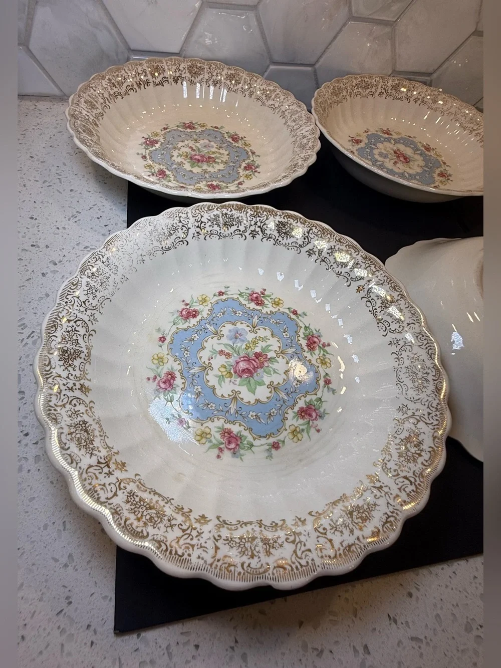 Set of 6 Limoges Lyric 8